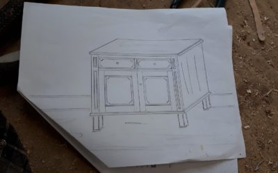 Quebec Pine Cupboard Reproduction